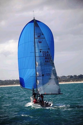 No problems.  The Farr 30 Problem Child found the conditions to its liking to take line honours and the IRC second in Division One. © Bernie Kaaks - copyright